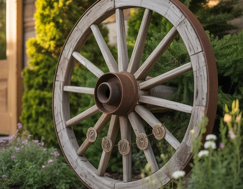 Create a Wagon Wheel Address Sign