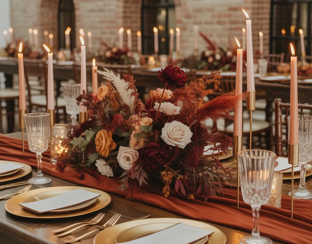 Create a Warm Fall Wedding Color Palette