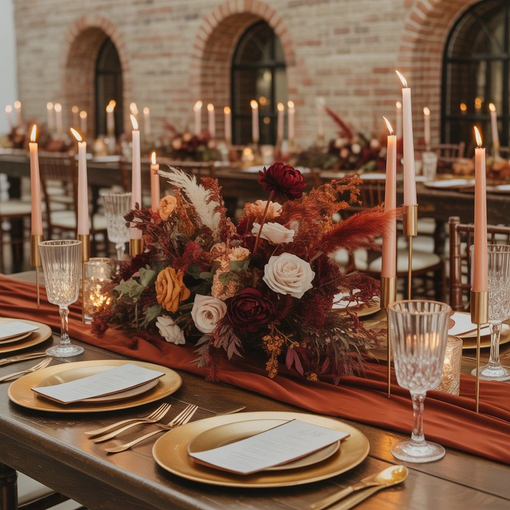 Create a Warm Fall Wedding Color Palette