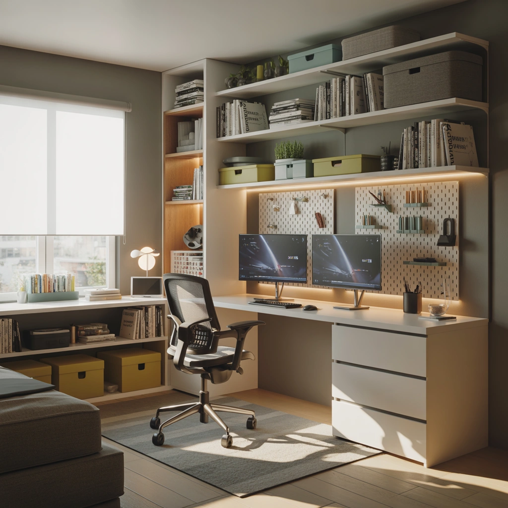 Create an IKEA Gaming and Home Office Combination
