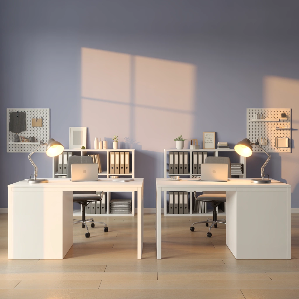 Create an IKEA Home Office for Two People