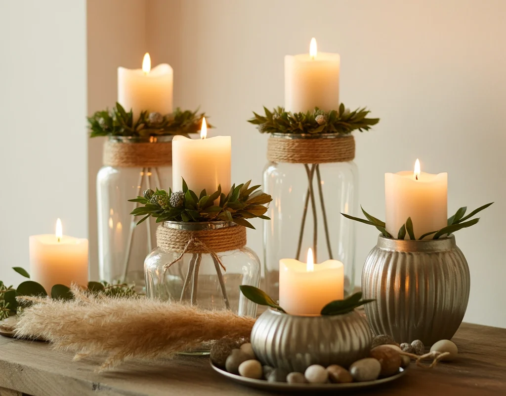 DIY Dollar Tree Candle Holders