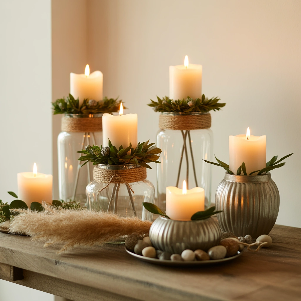 DIY Dollar Tree Candle Holders