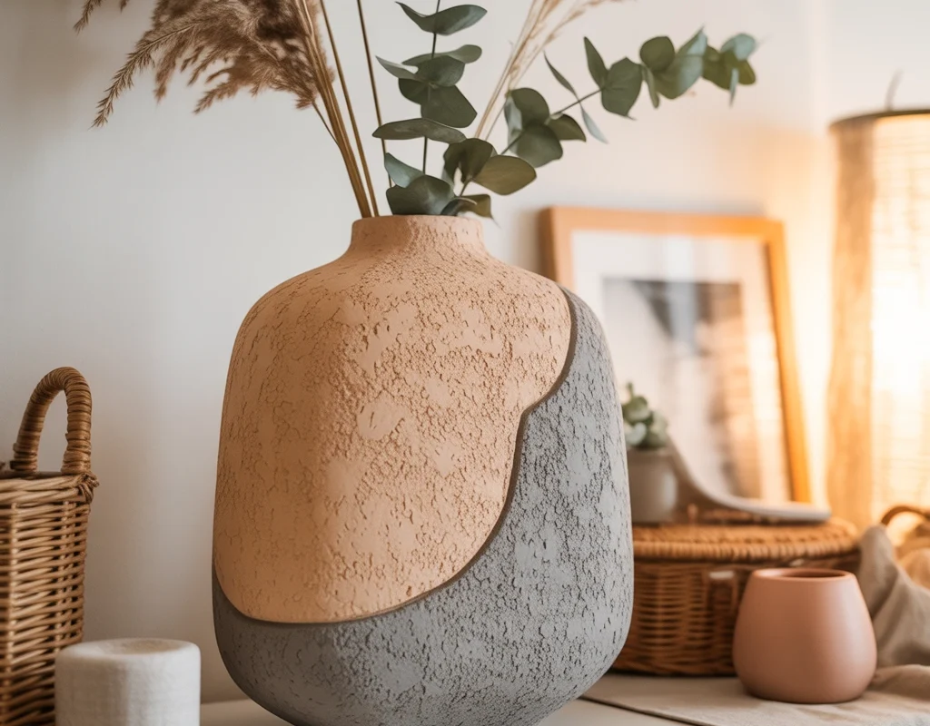 DIY Dollar Tree Faux Stone Vase