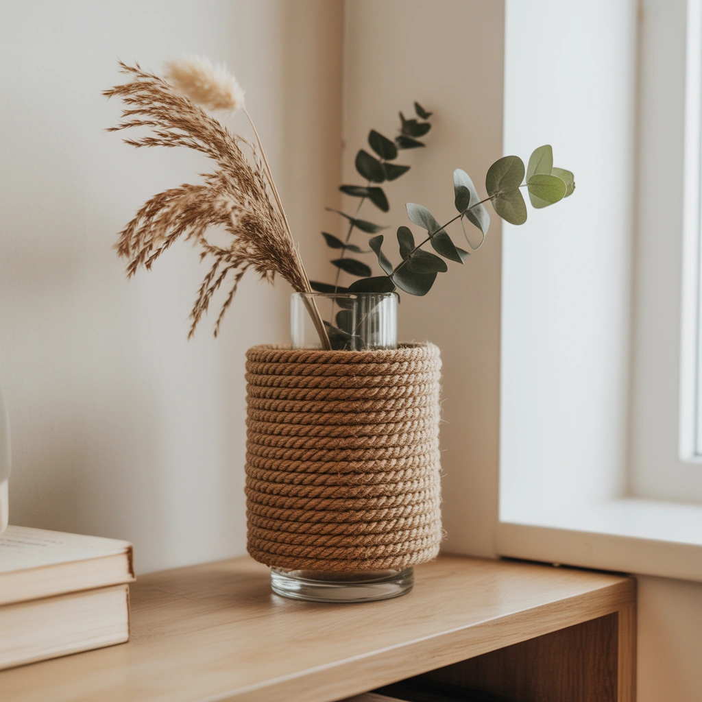 DIY Dollar Tree Rope Vase