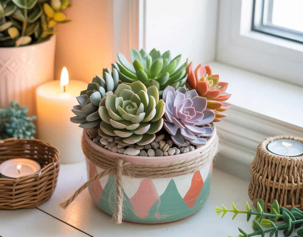 DIY Dollar Tree Succulent Planter