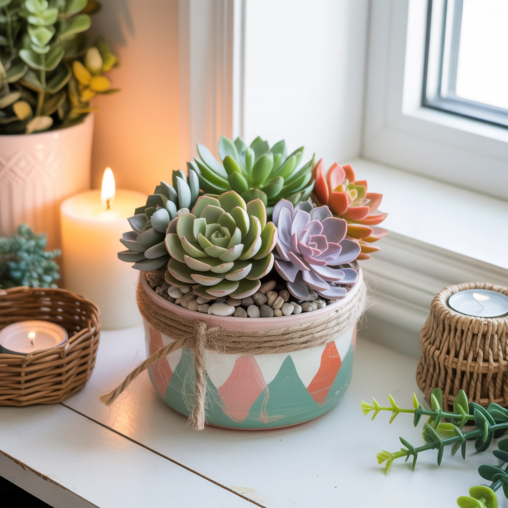 DIY Dollar Tree Succulent Planter
