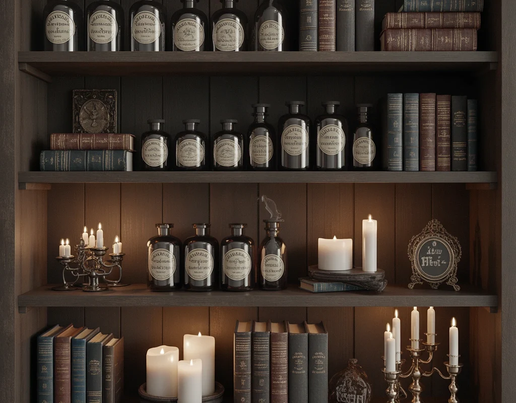 DIY Gothic Potion Bottles