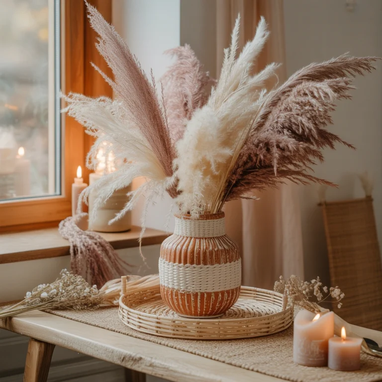 DIY Pampas Grass Vase
