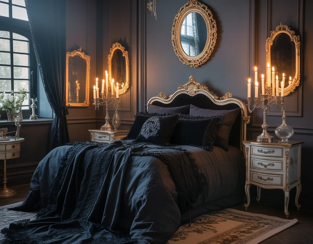 DIY Velvet Gothic Pillow Covers