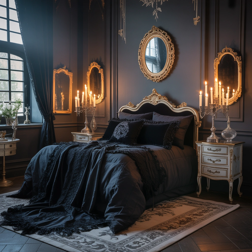 DIY Velvet Gothic Pillow Covers