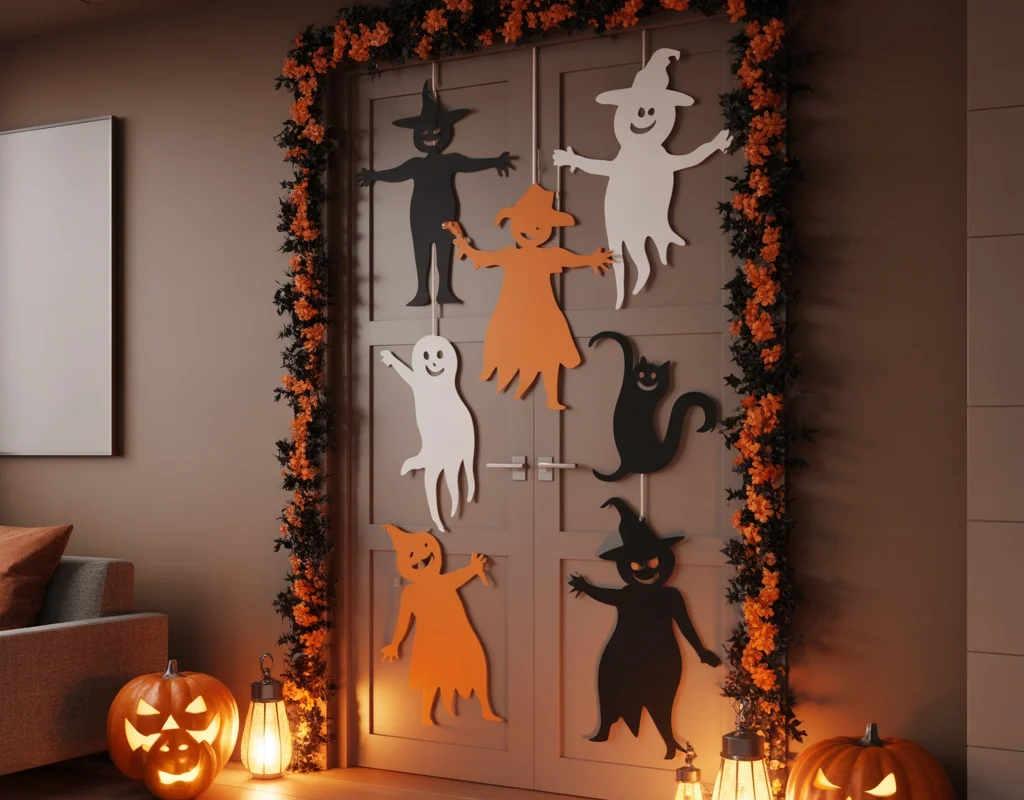 Decorate Interior Doors With Halloween Characters