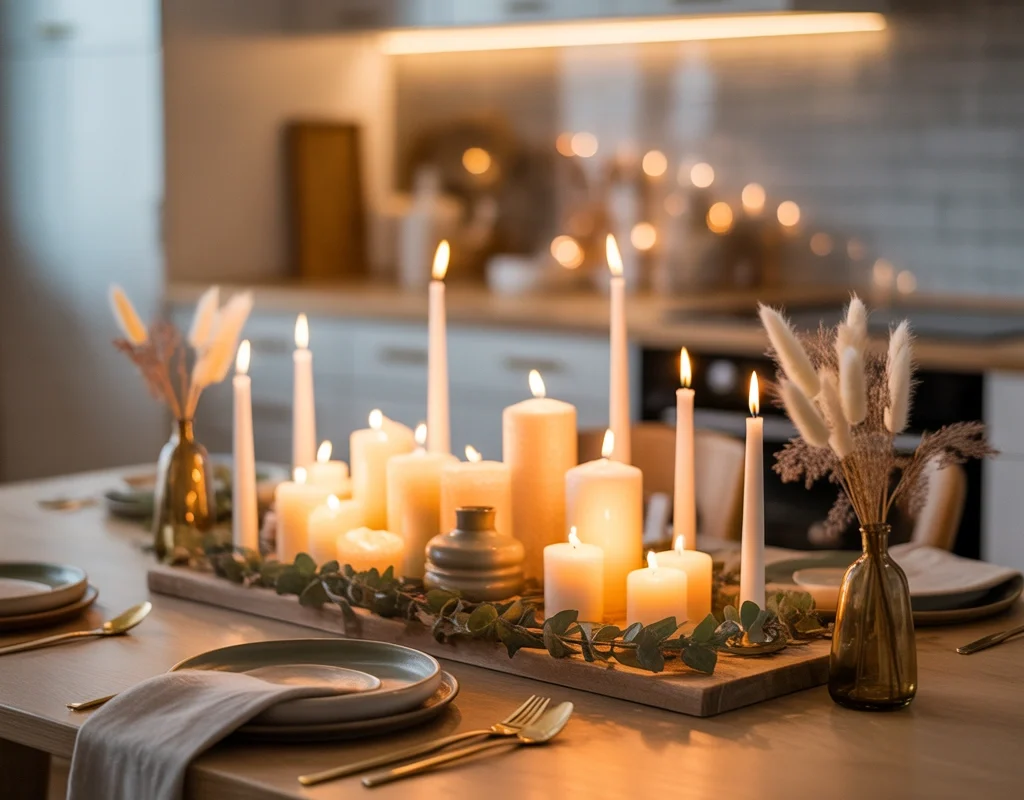 Decorate With Candles for a Warm Atmosphere