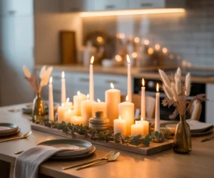Decorate With Candles for a Warm Atmosphere