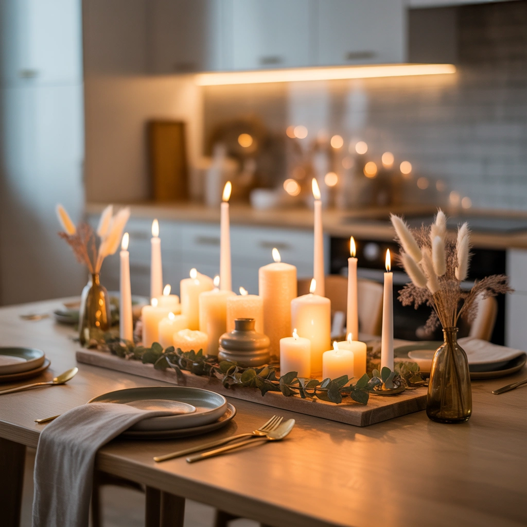 Decorate With Candles for a Warm Atmosphere