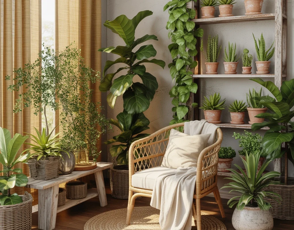 Decorate With Indoor Plants and Greenery