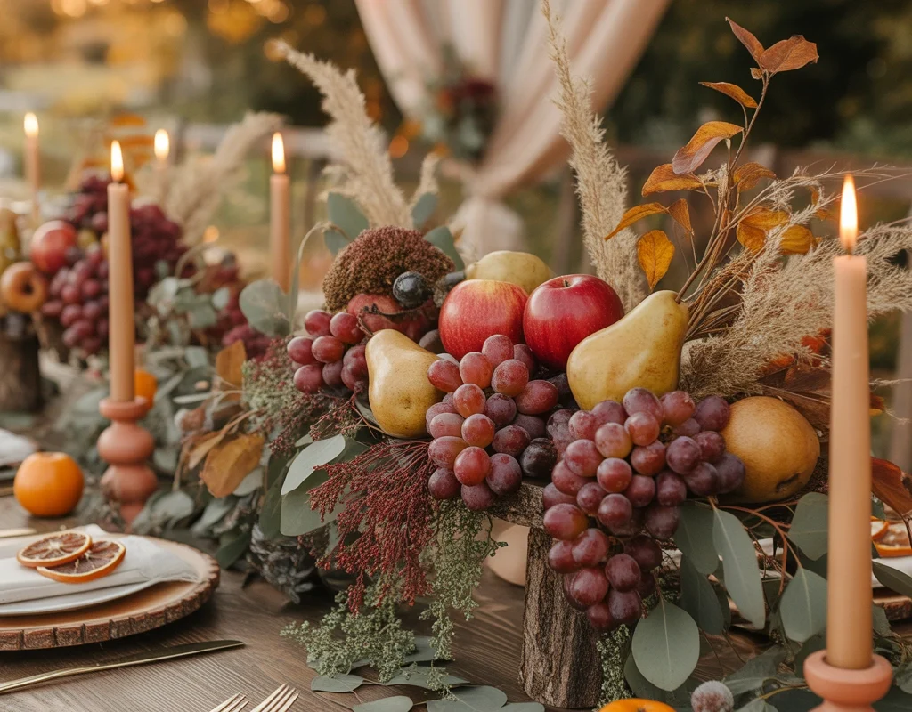 Decorate With Seasonal Fruits and Natural Elements