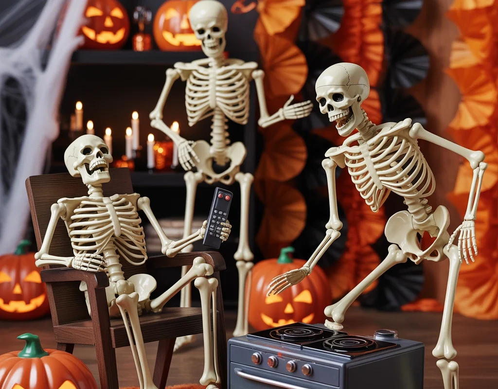 Decorate With Skeletons in Funny Positions