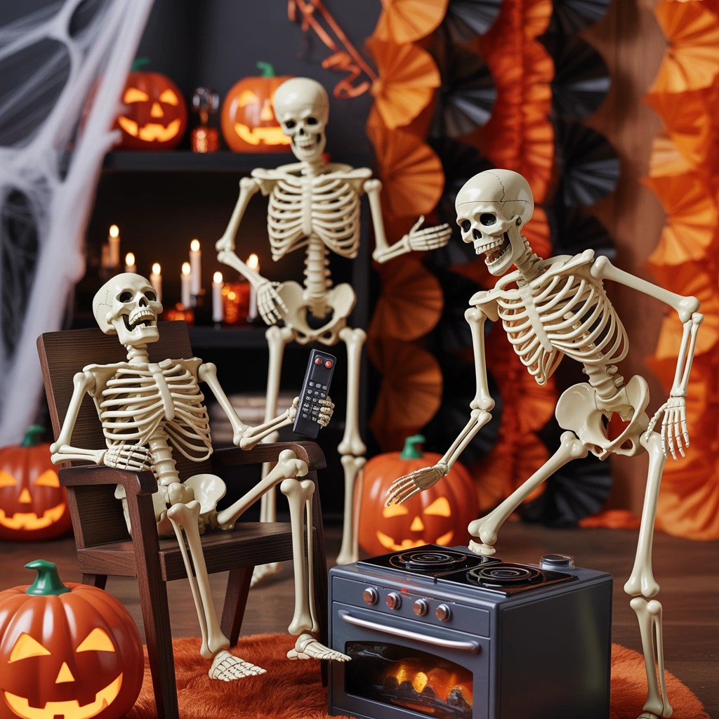 Decorate With Skeletons in Funny Positions