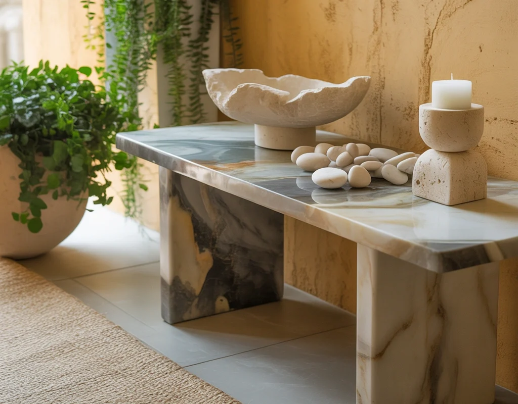 Decorate With Stone and Marble Accents