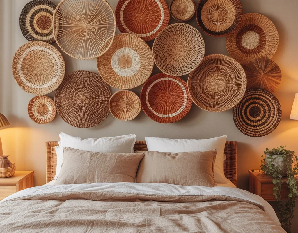 Decorate With Woven Wall Baskets