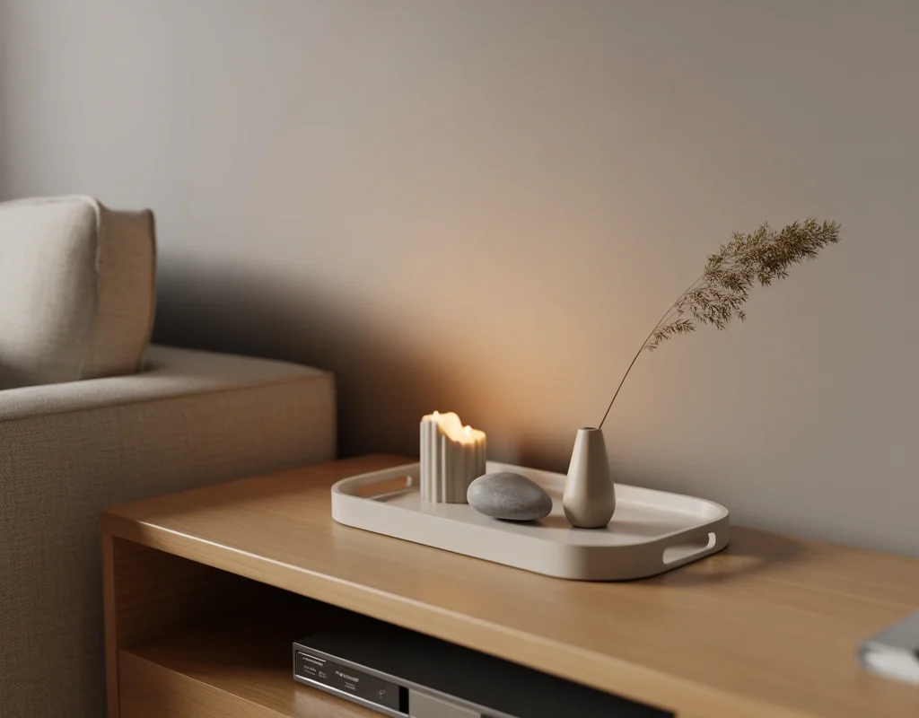 Decorate With a Minimalist Tray