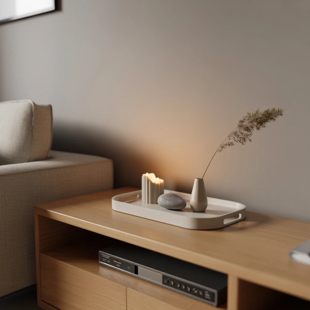 Decorate With a Minimalist Tray