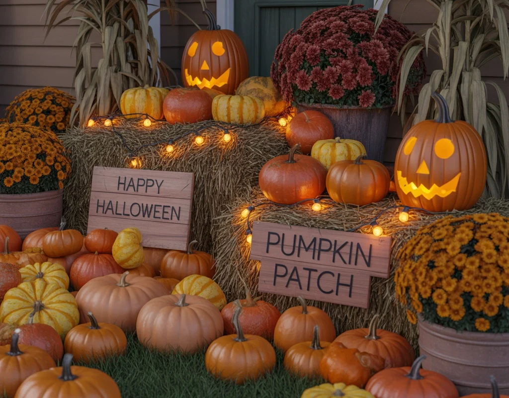 Decorate With a Pumpkin Patch Display