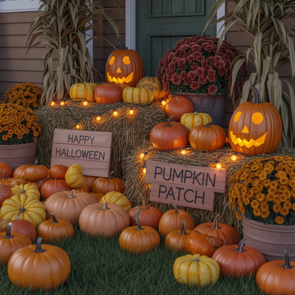 Decorate With a Pumpkin Patch Display