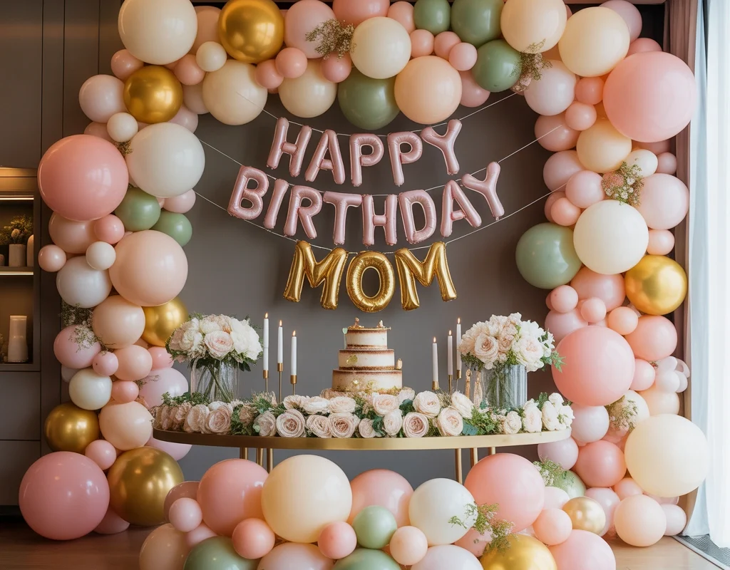 Decorate With a Soft Balloon Garland