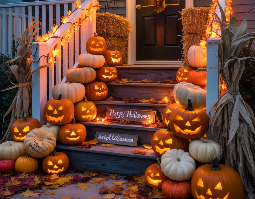 Decorate Your Porch Steps for Halloween