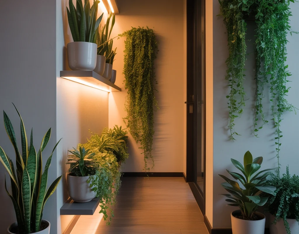 Decorate with Plants Without Blocking the Walkway