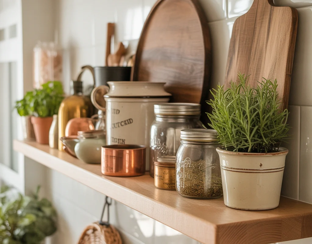 Decorate with Vintage Kitchen Finds