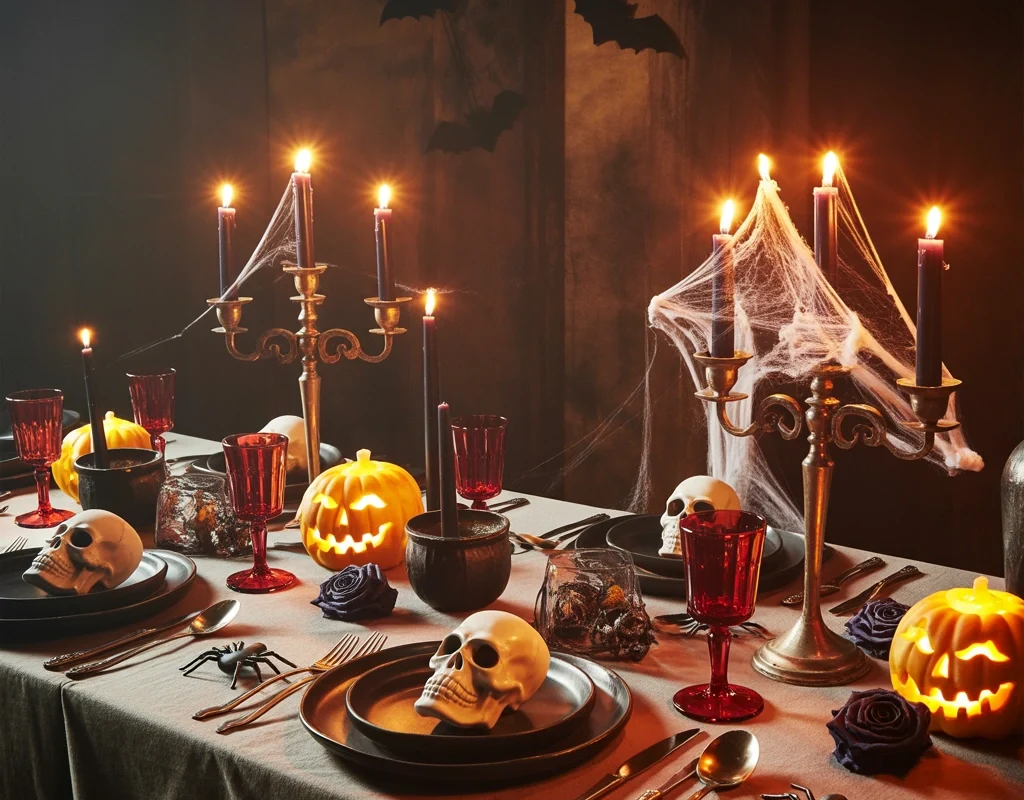 Design a Creepy Halloween Table Setting
