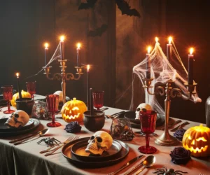Design a Creepy Halloween Table Setting