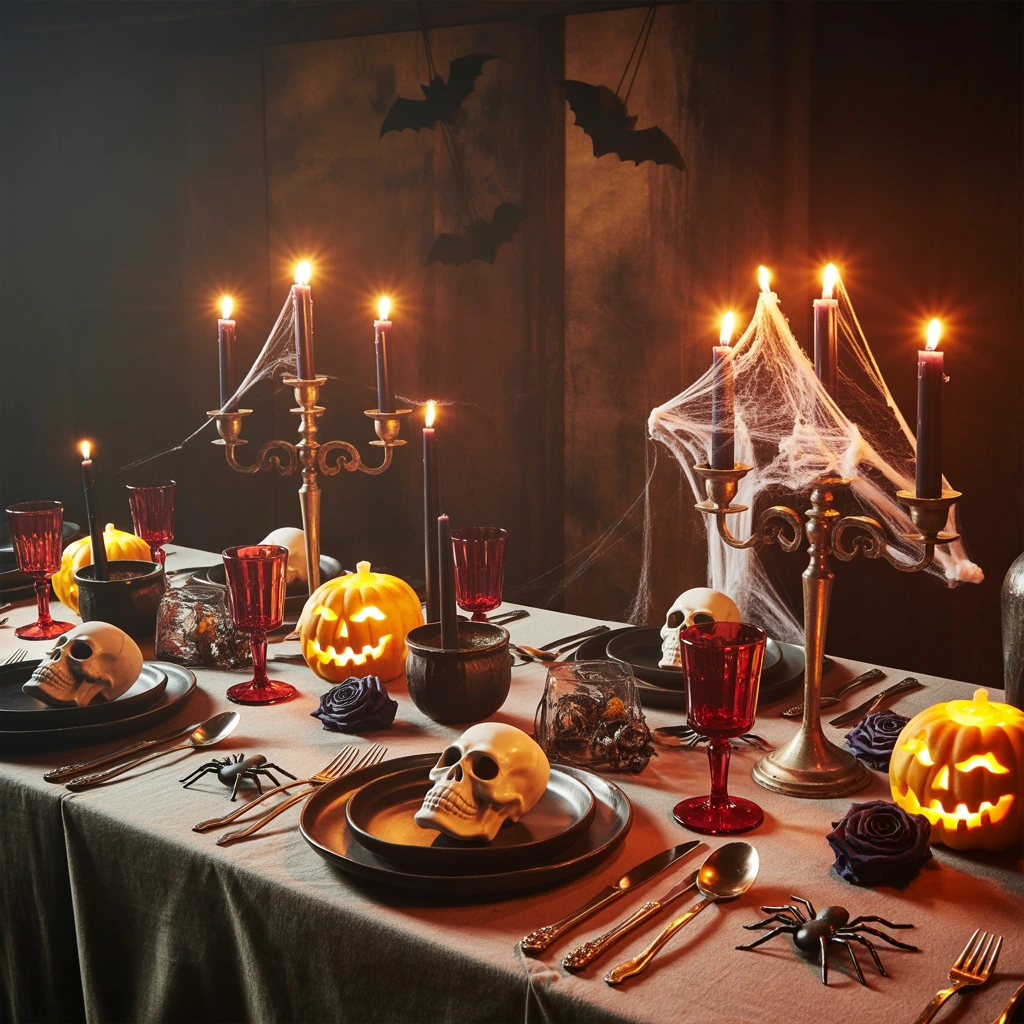 Design a Creepy Halloween Table Setting