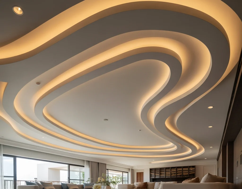 Design a Curved False Ceiling