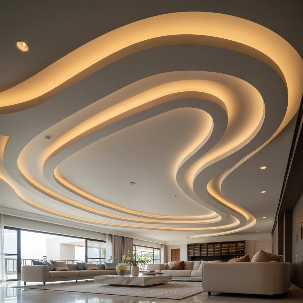 Design a Curved False Ceiling