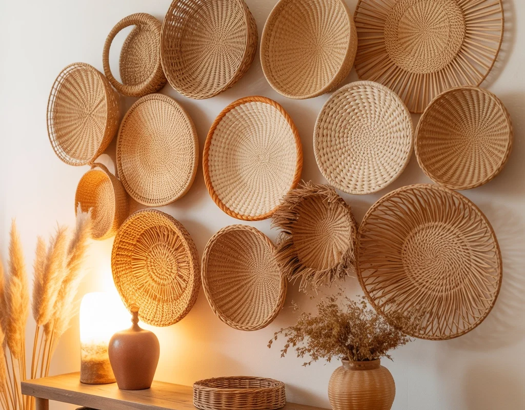 Design a Decorative Basket Wall With Thrifted Finds