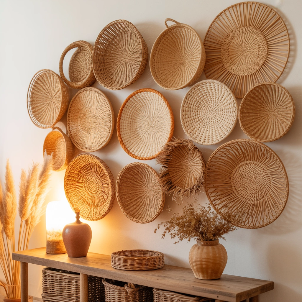 Design a Decorative Basket Wall With Thrifted Finds