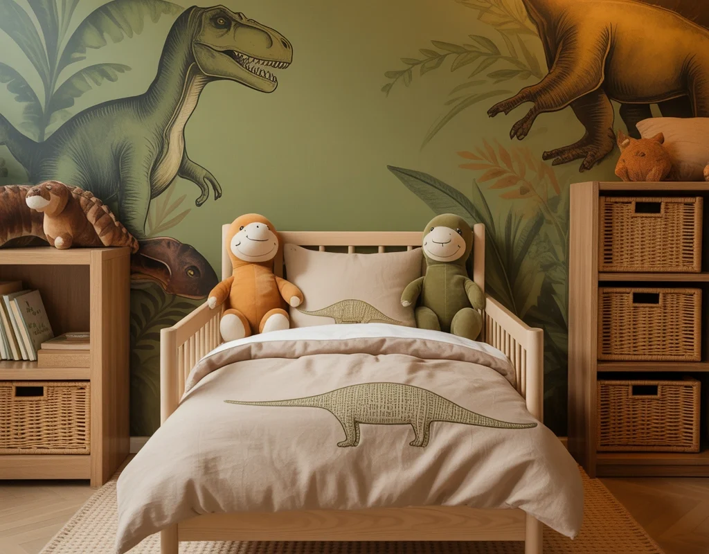 Design a Dinosaur Themed Toddler Bedroom