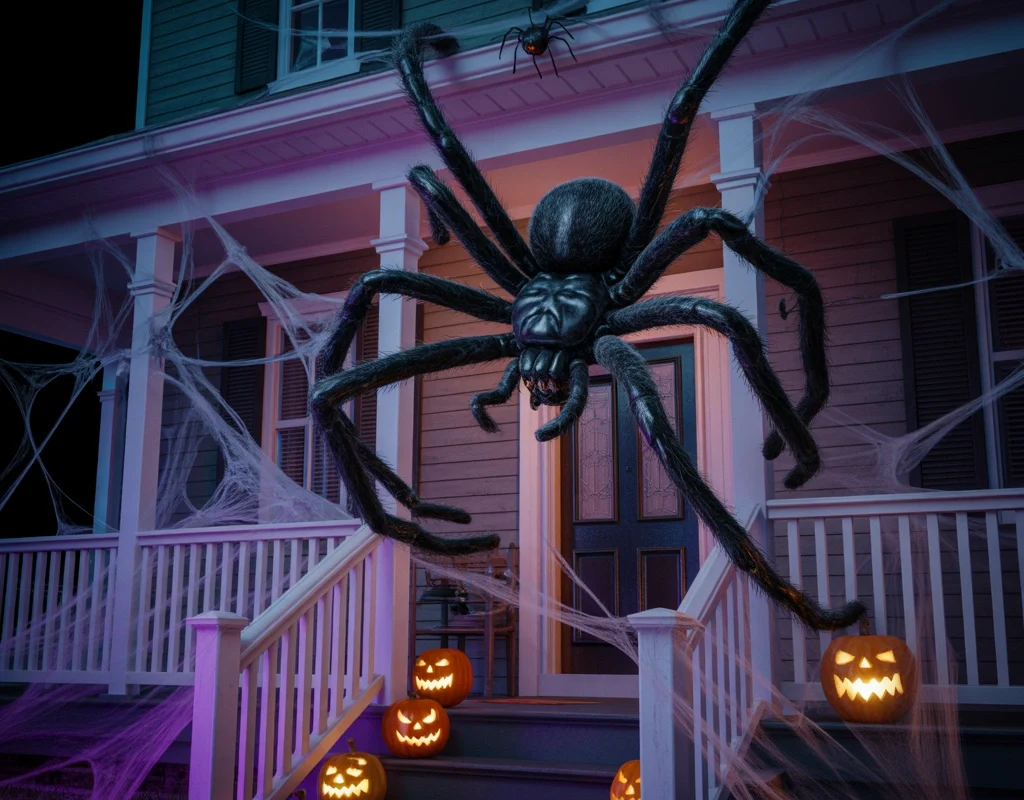 Design a Giant Spider Infestation