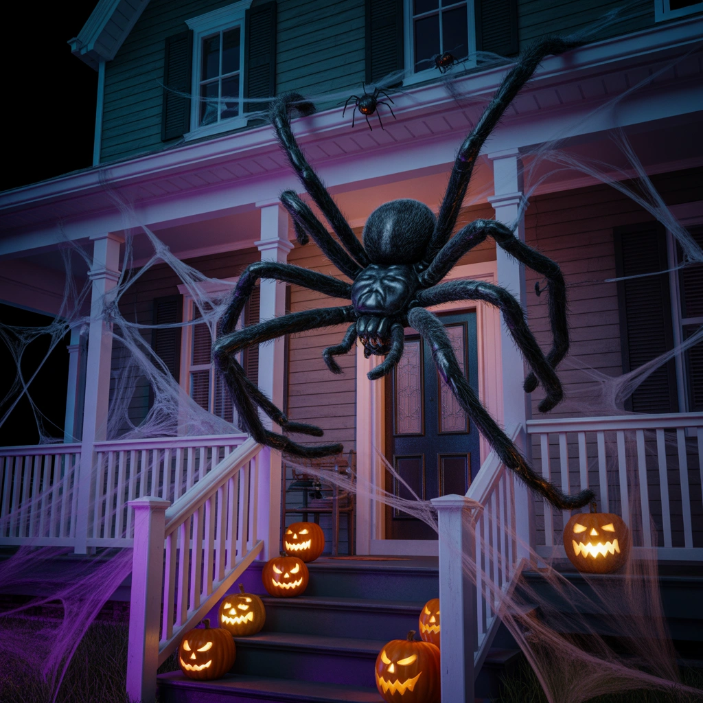 Design a Giant Spider Infestation
