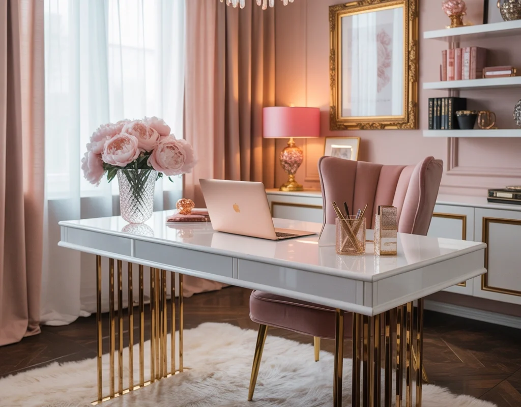 Design a Glamorous Home Office