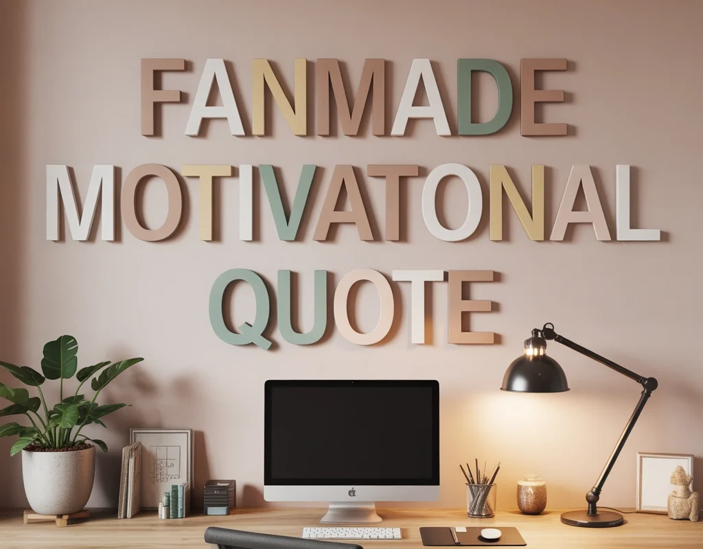 Design a Paper Wall Quote or Inspirational Message Display