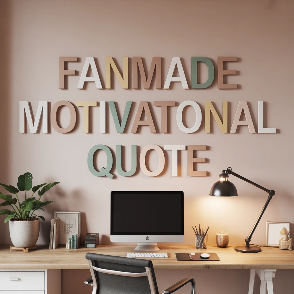 Design a Paper Wall Quote or Inspirational Message Display