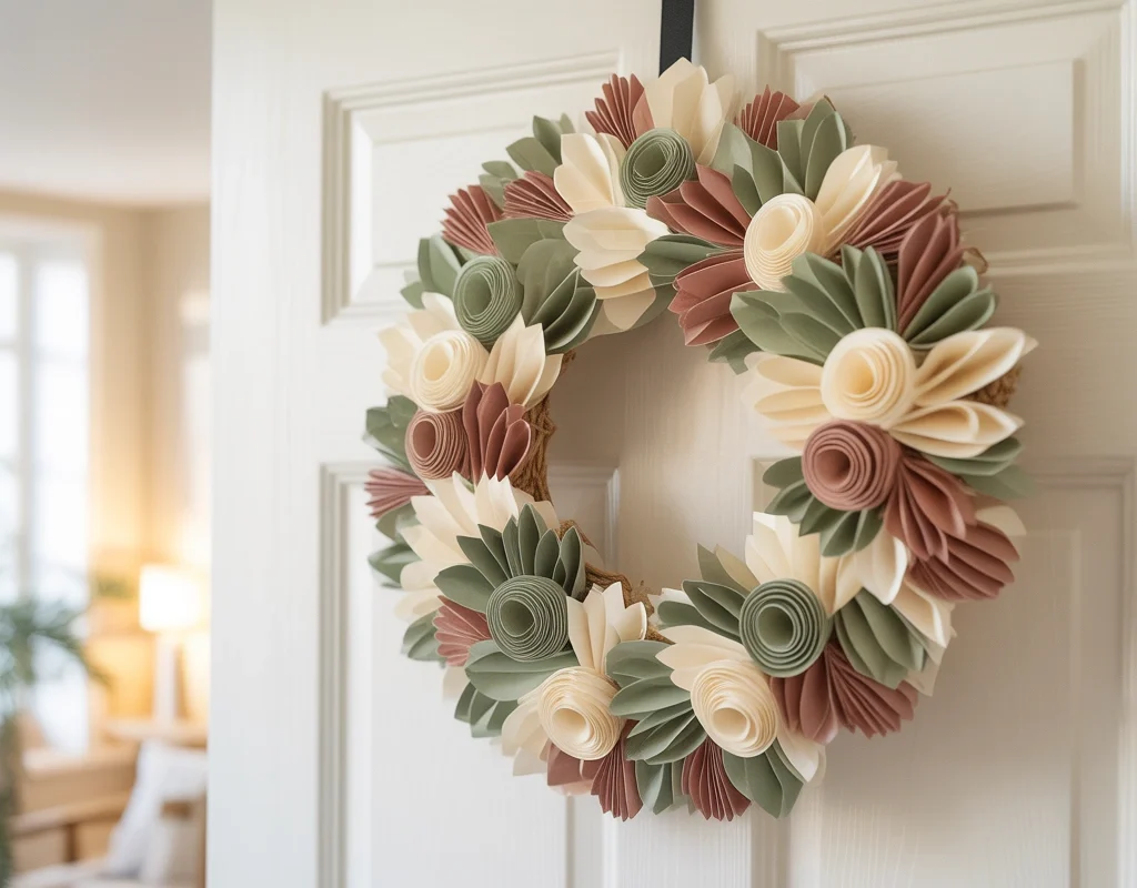 Design a Paper Wreath for Your Door or Wall