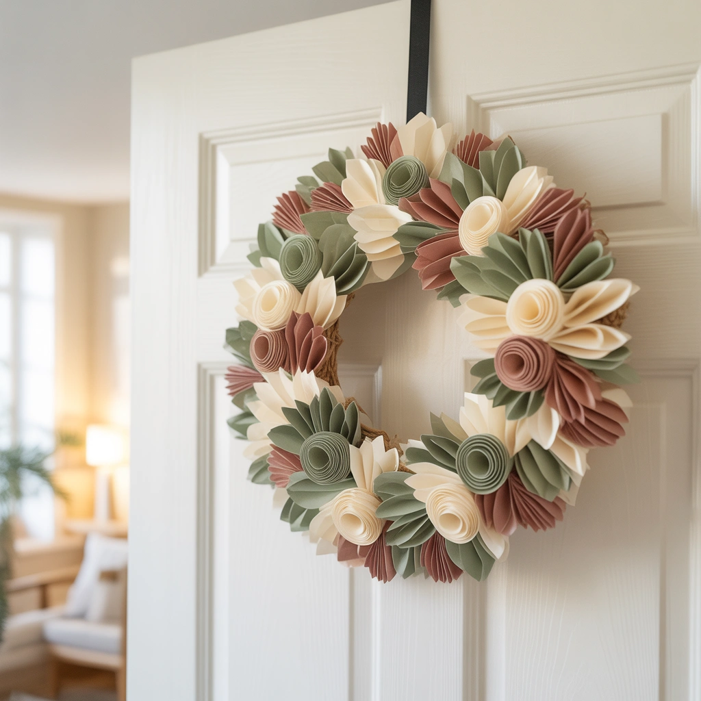 Design a Paper Wreath for Your Door or Wall