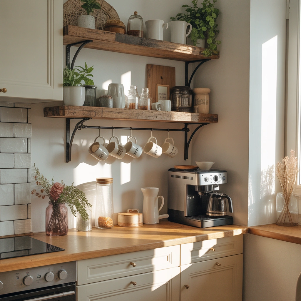 Design a Small Farmhouse Coffee Corner for Limited Spaces