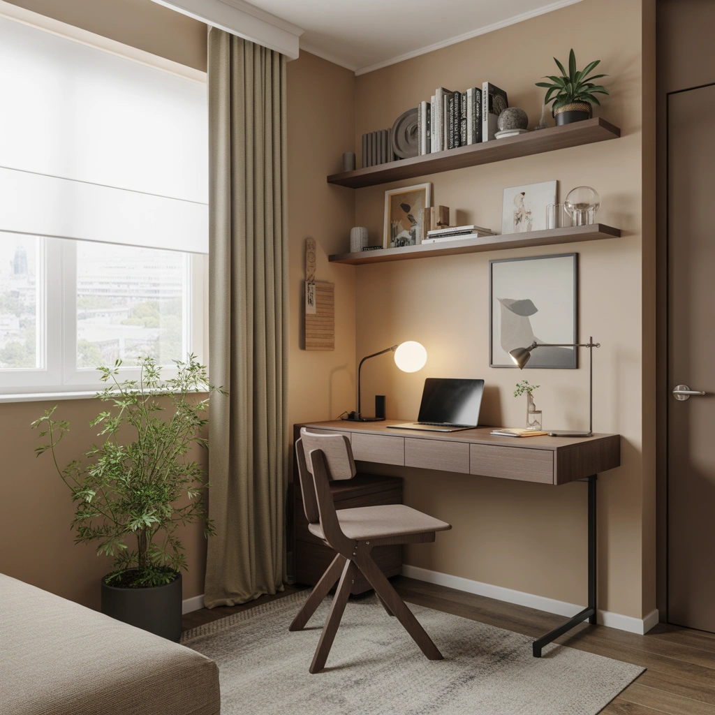 Design a Small Office in an Empty Corner